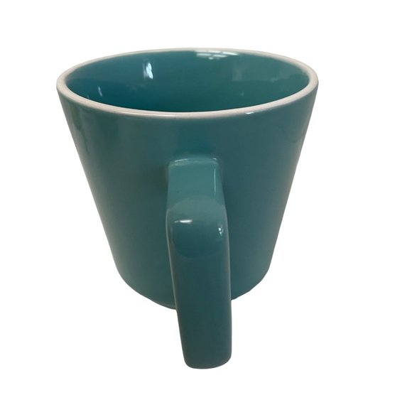 Room Essentials Mug Cup Stoneware Blue Coffee Tea Cocoa 4" x 4" - Picture 3 of 7